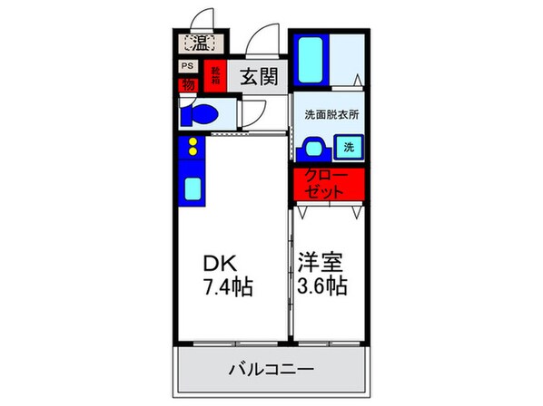 ペイサ－ジⅡの物件間取画像